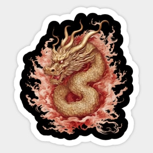 Fire Dragon Sticker